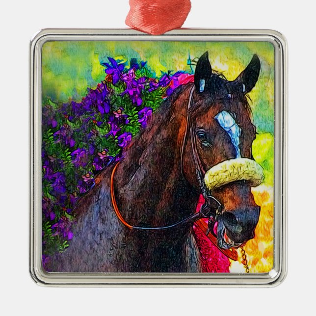 Winners Circle 2 Metal Ornament (Front)