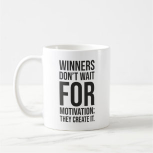 Winners Create Motivation - Hustle Success Grind Coffee Mug