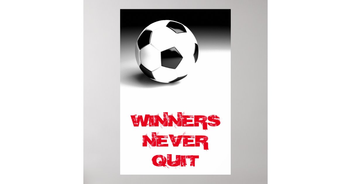 never give up quotes football