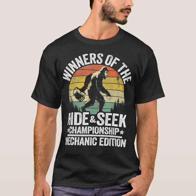 Winners Of The Hide  Seek Championship 10mm T-Shirt (Front)