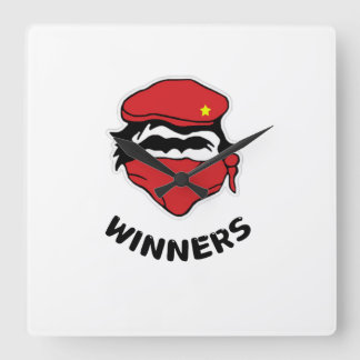 Winners Square Wall Clock