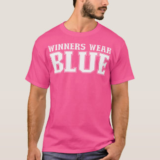 Winners Wear Blue Spirit Wear Team Game Color War  T-Shirt