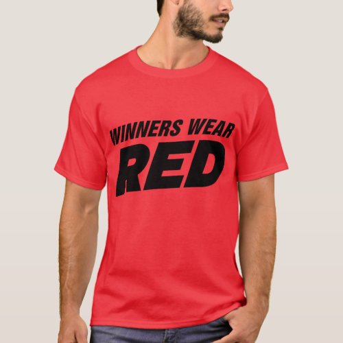 Winners Wear Red T_Shirt