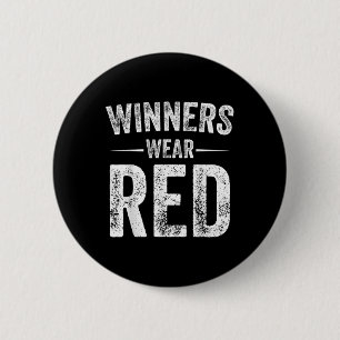 Winners Wear Red Team Red Game Competition Color W Button