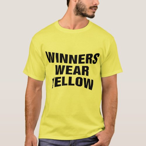 Winners Wear YellowT_Shirt T_Shirt