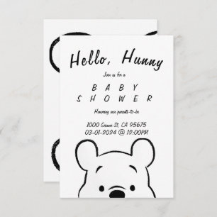 WINNIE BABY SHOWER INVITE