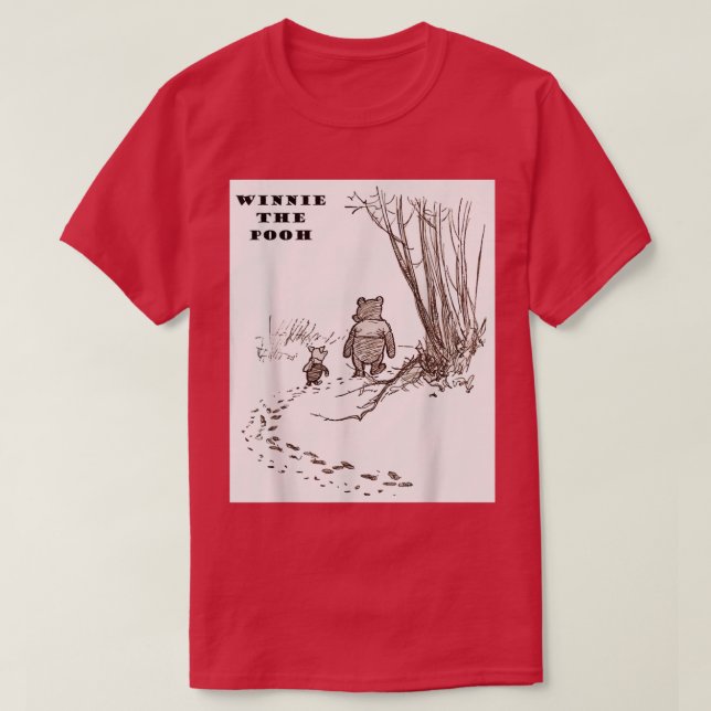 Winnie Bear and Pig 1926  T-Shirt (Design Front)