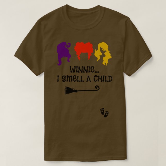 Winnie I Smell A Child 2 T-Shirt (Design Front)