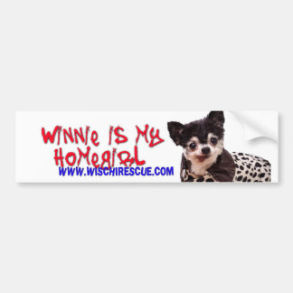 Winnie is my Homegirl (Bumper Sticker) Bumper Sticker