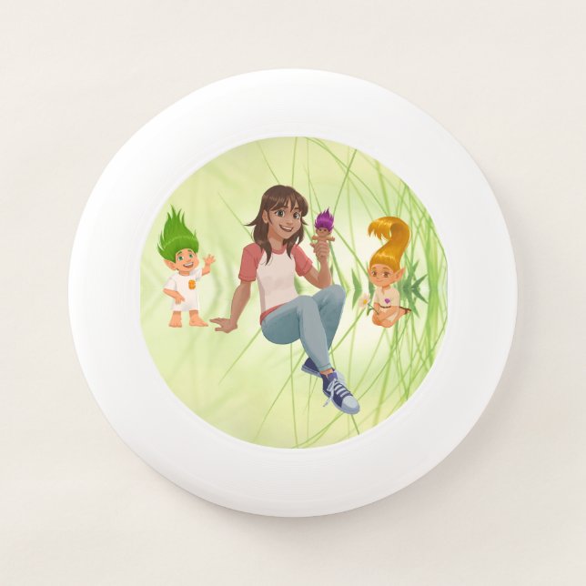 Winnie, Oola, Humphrey Troll Frisbee  (Front)