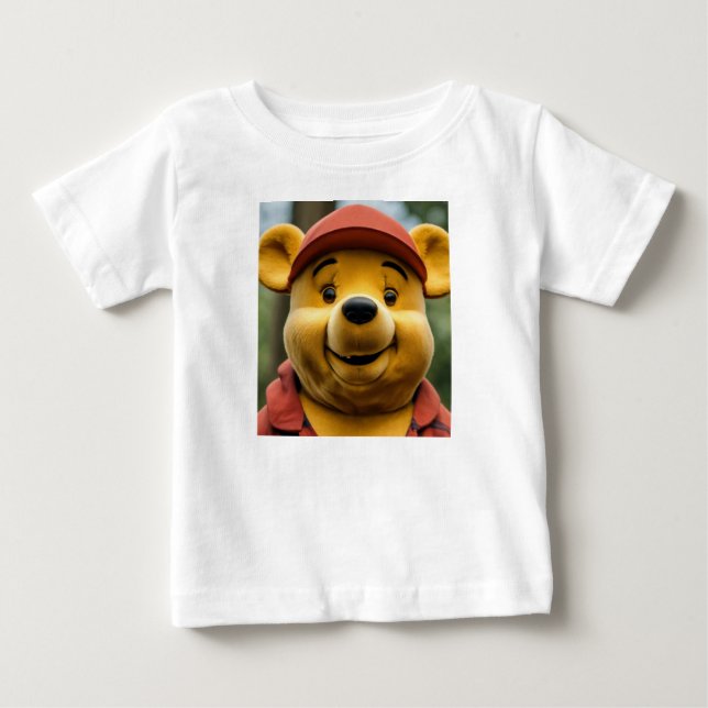 winnie pooh portrait t shirt for baby (Front)