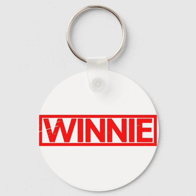Winnie Stamp Keychain (Front)