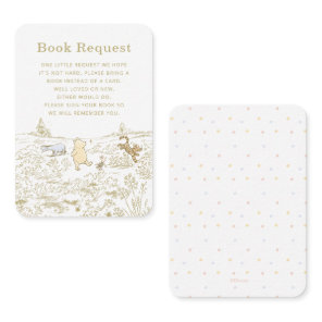 Winnie the Pooh 100 Acre Wood Book Request Insert