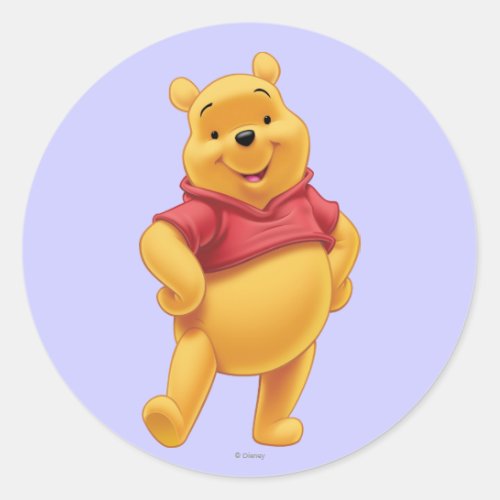 Winnie the Pooh 10 Classic Round Sticker