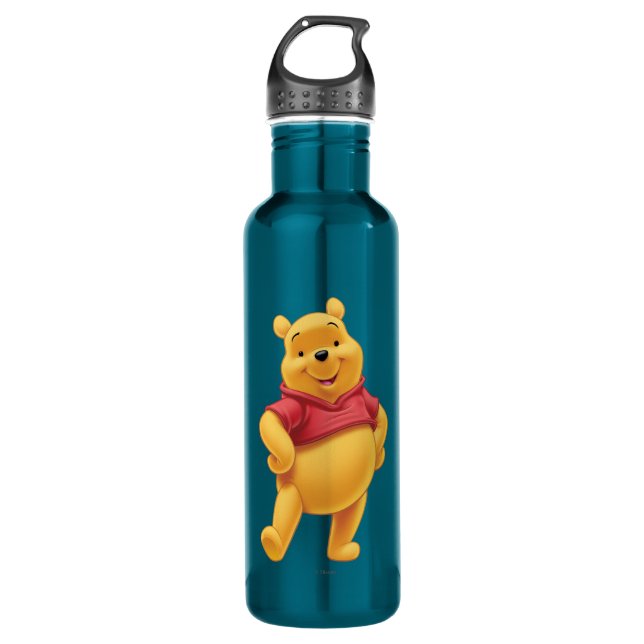 Winnie the Pooh 10 Stainless Steel Water Bottle (Front)