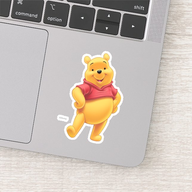 Winnie the Pooh 10 Sticker (Detail)
