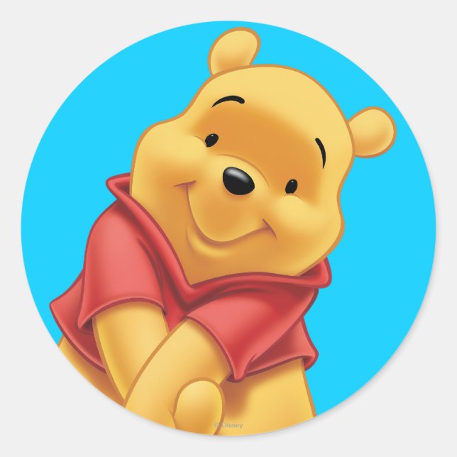 Winnie the Pooh 13 Classic Round Sticker (Front)