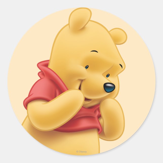 Winnie the Pooh 14 Classic Round Sticker (Front)