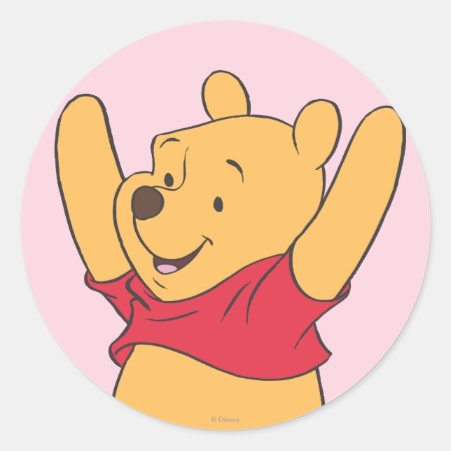 Winnie the Pooh 15 Classic Round Sticker (Front)