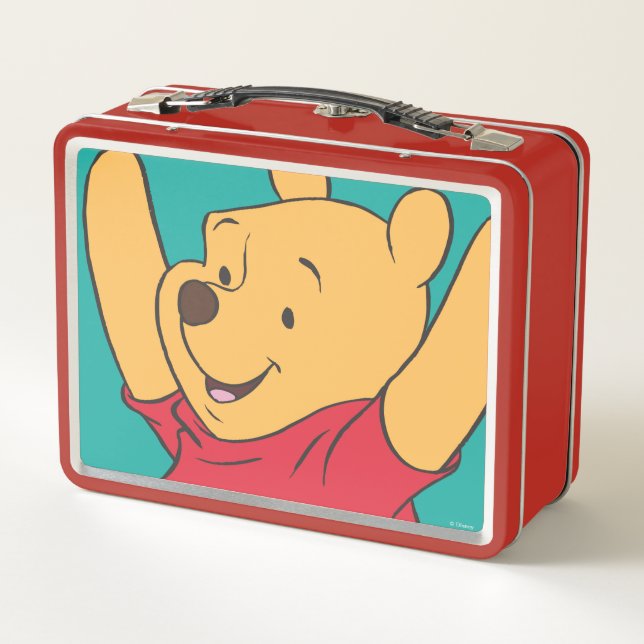 Winnie the Pooh 15 Metal Lunch Box (Back)