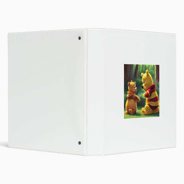 Winnie the Pooh 1. 3 Ring Binder (Background)