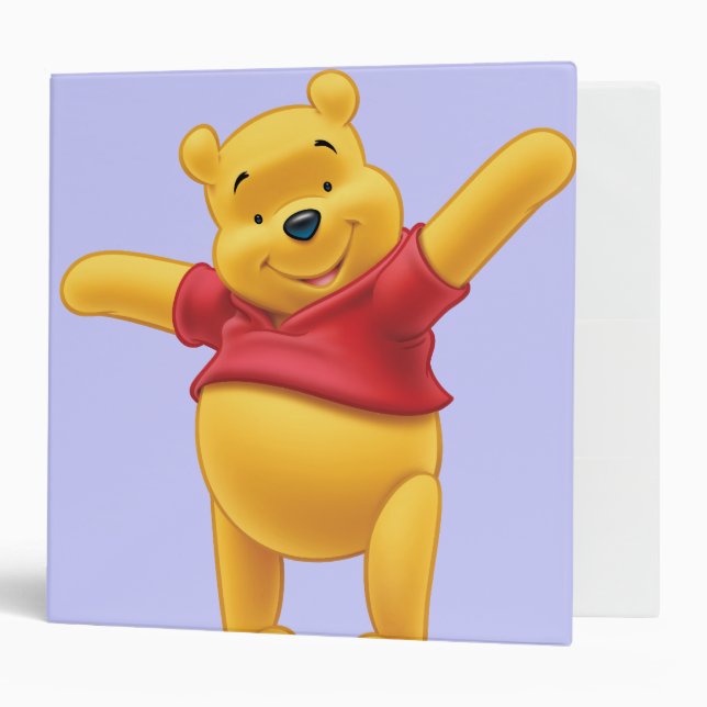 Winnie the Pooh 1 3 Ring Binder (Front/Inside)