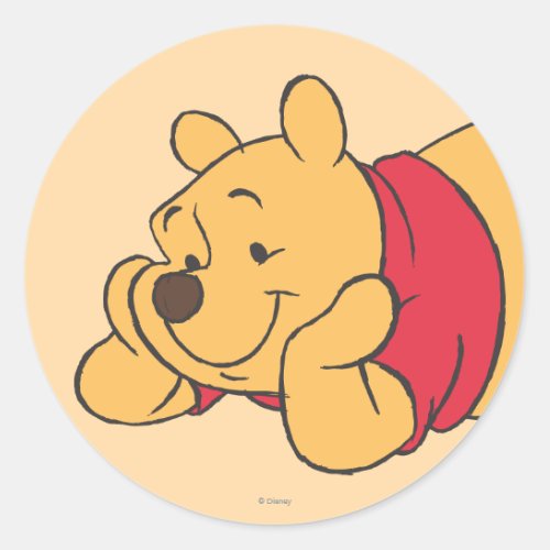 Winnie the Pooh 2 Classic Round Sticker
