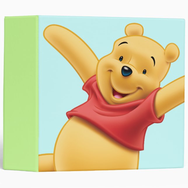 Winnie the Pooh 7 3 Ring Binder (Front/Spine)