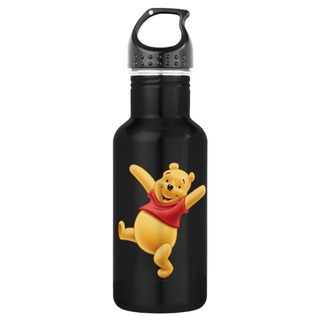 Winnie the Pooh 7 Stainless Steel Water Bottle (Front)