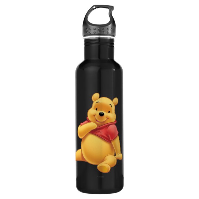 Winnie the Pooh 8 Stainless Steel Water Bottle (Front)