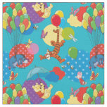 Winnie the Pooh | Among the Balloons Pattern Fabric
