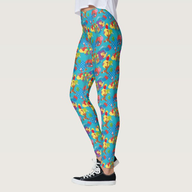 Winnie the Pooh | Among the Balloons Pattern Leggings (Left)