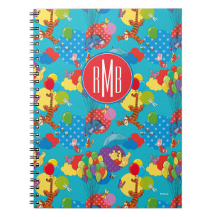 Winnie the Pooh   Among the Balloons Pattern Notebook