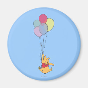 Winnie the Pooh and Balloons Magnet