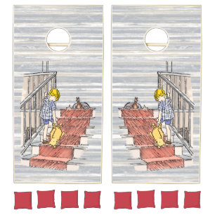 Winnie The Pooh and Christopher Robin Cornhole Set