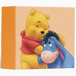 Winnie the Pooh and Eeyore Binder
