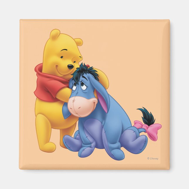 Winnie the Pooh and Eeyore Magnet (Front)