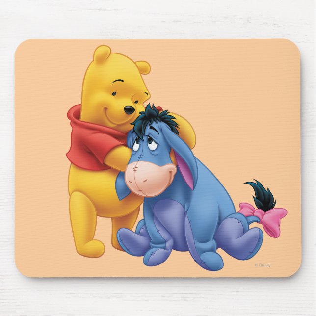 Winnie the Pooh and Eeyore Mouse Pad (Front)