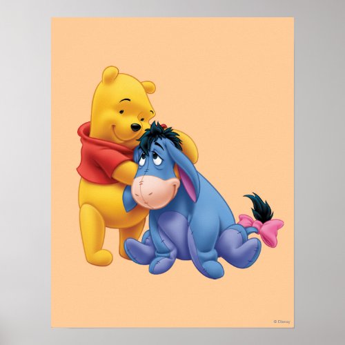 Winnie the Pooh and Eeyore Poster