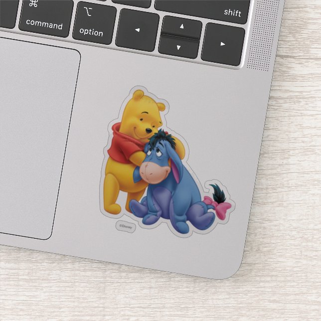 Winnie the Pooh and Eeyore Sticker (Detail)