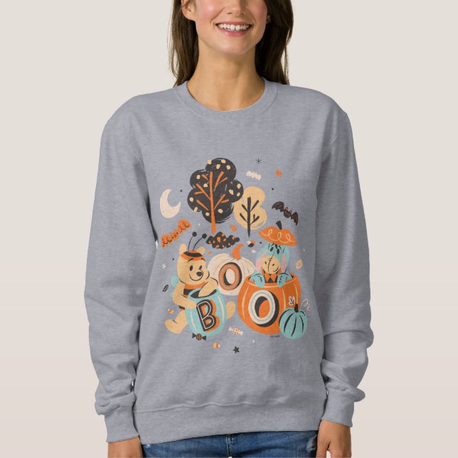 Winnie the Pooh and Eeyore's Halloween Boo! Sweatshirt (Front)