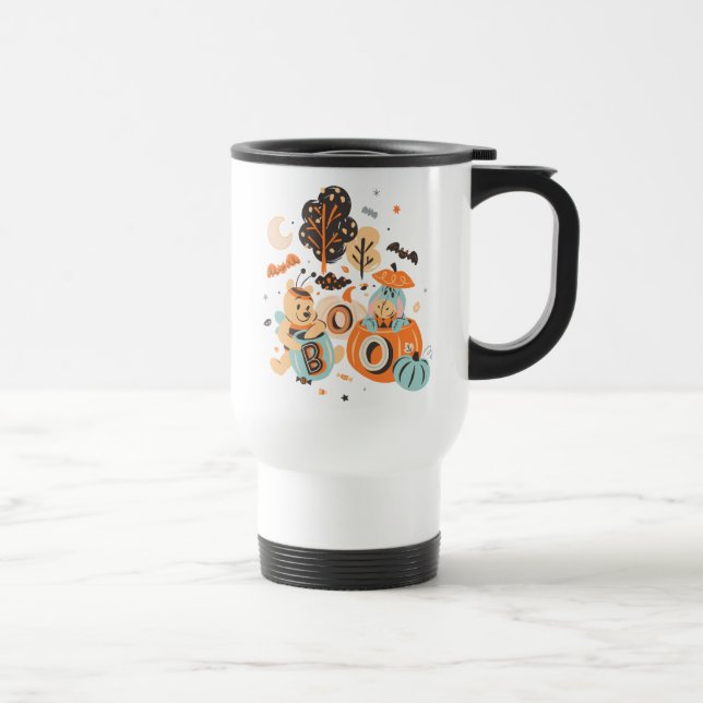 Winnie the Pooh and Eeyore's Halloween Boo! Travel Mug (Right)