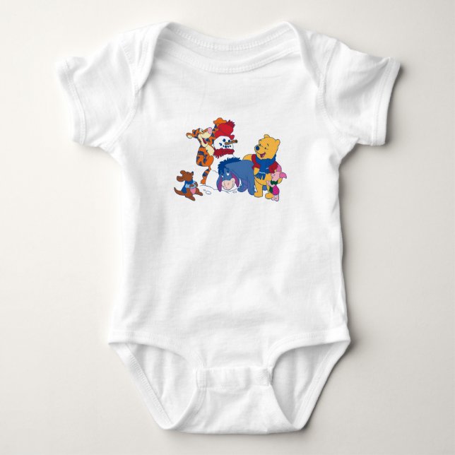 Winnie  the Pooh and Friends Baby Bodysuit (Front)