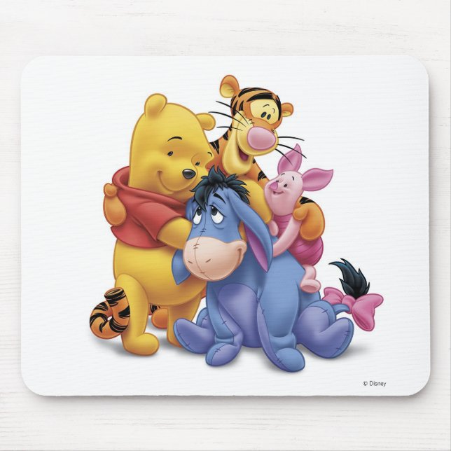 Winnie the Pooh and Friends Disney Mouse Pad (Front)