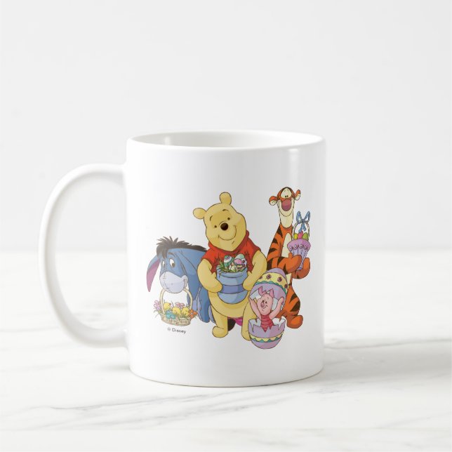Winnie the Pooh and Friends | Easter Graphic Coffee Mug (Left)