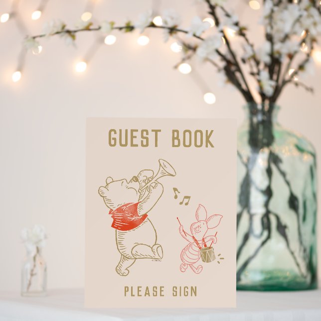 Winnie the Pooh and Pals Winter Baby Shower Foam Board (In Situ (Wedding))