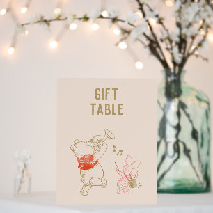 Winnie the Pooh and Pals Winter Baby Shower Foam Board