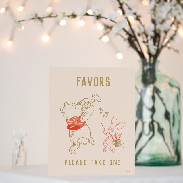 Winnie the Pooh and Pals Winter Baby Shower Foam Board (In Situ (Wedding))