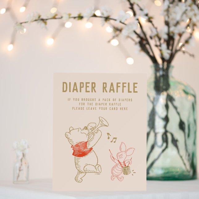 Winnie the Pooh and Pals Winter Baby Shower Foam Board (In Situ (Wedding))