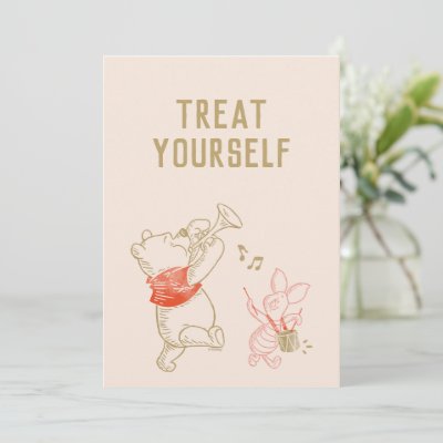 Winnie the Pooh and Pals Winter Baby Shower Invitation